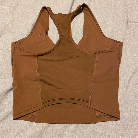 Gymshark Whitney Crop Tank - Dandelion Brown - Picture 3 of 3